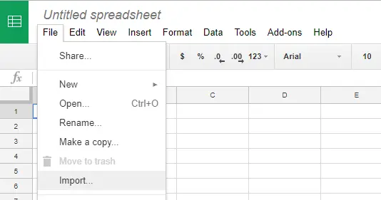 CSV Import